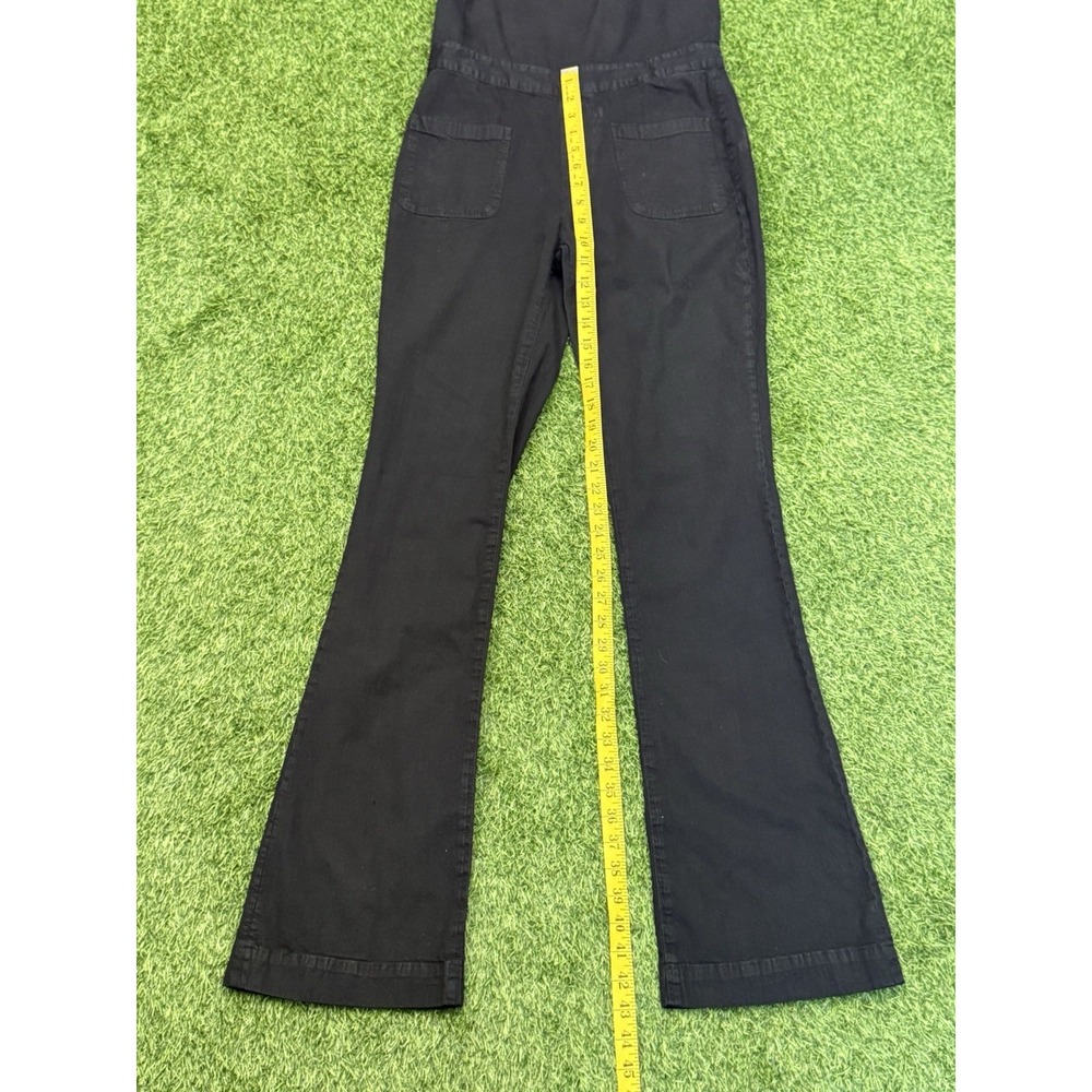 3x1 NYC Jumpsuit Small Black Halter Open Back Minimal Boho Y2K Denim - Picture 12 of 16
